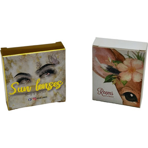 Wholesale Colored Contact Lenses Small Square Packaging Custom Logo Pupilentes