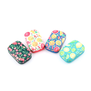 Contact Lens Case Portable Digital Printed Plastic CE Certified Mirror Solution Bottle Travel Storage Kit Wholesale Custom OEM