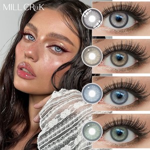 MILL CREEK Hazel 14.2mm Yearly Cosmetic HEMA Colored Contact Lenses Wholesale OEM Custom Enhancement Fashion