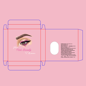 Eyeshare Custom Practical Colored Contact Lens Packing Box Contact Lenses Packaging Box Color Contact Lens Logo Custom