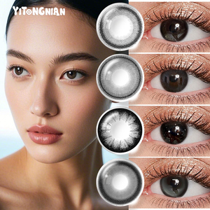 Colored Contact Lenses Wholesale Monthly Soft Contact Lenses Vision Correction Natural Colors CE Certified Black Series