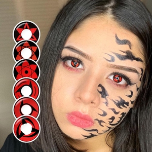Free Shipping Anime Contact Lenses Cosplay Colored Contacts Halloween Eye Lens Colored Eye Contacts Lentes De Contacto