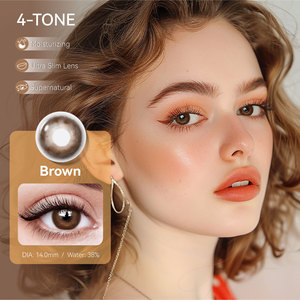 Wholesale Colors Custom LOGO Low MOQ Brown Color Lenses